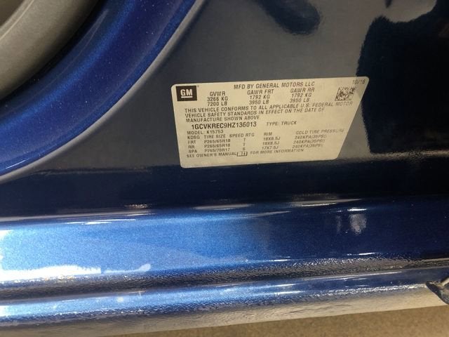 2017 Chevrolet Silverado 1500 LT