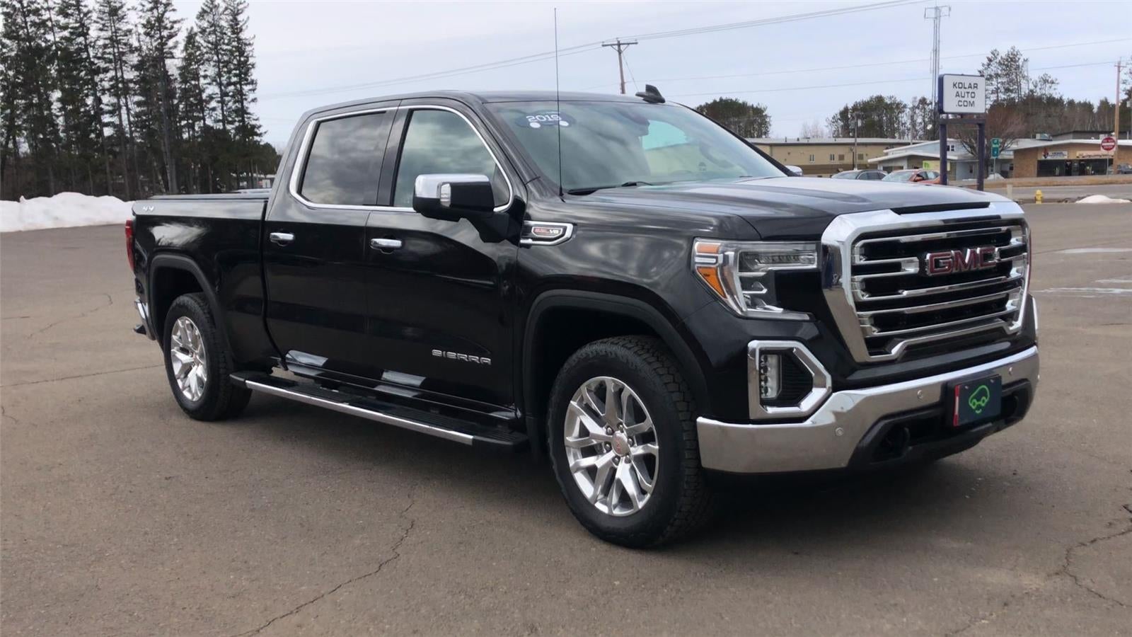 Used 2019 GMC Sierra 1500 SLT with VIN 1GTU9DEL0KZ214714 for sale in Hermantown, Minnesota