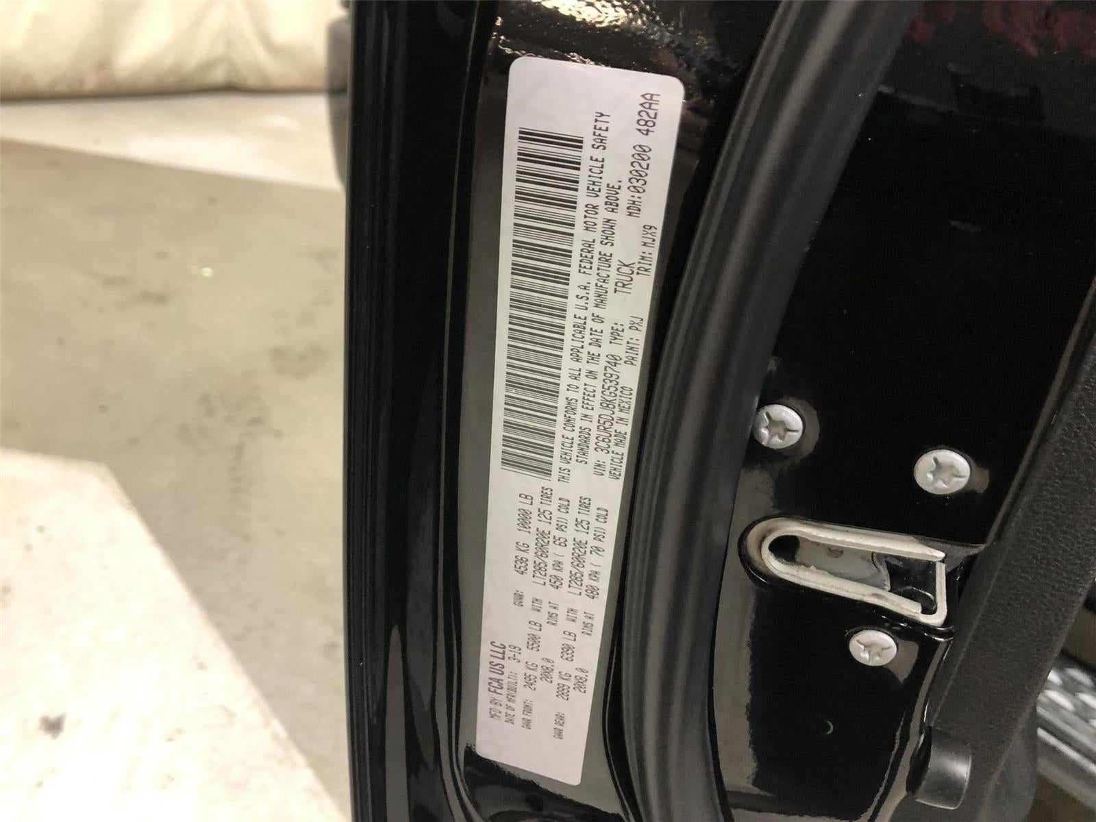 2019 RAM 2500 Big Horn Crew Cab 4x4 6'4" Box