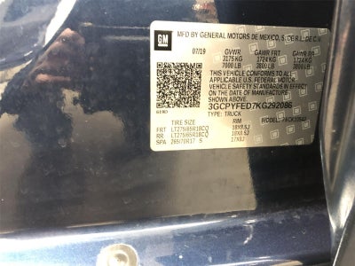 2019 Chevrolet Silverado 1500 LT Trail Boss