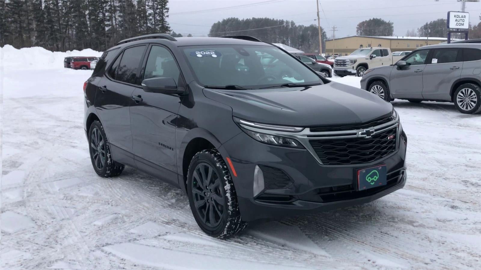 Used 2022 Chevrolet Equinox RS with VIN 3GNAXWEV5NS230809 for sale in Hermantown, Minnesota