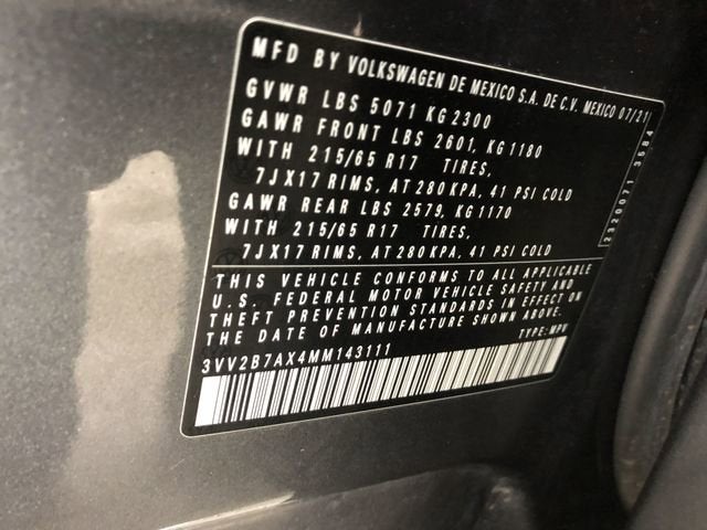 2021 Volkswagen Tiguan 2.0T SE