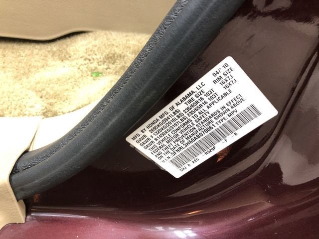 2010 Honda Odyssey EX-L