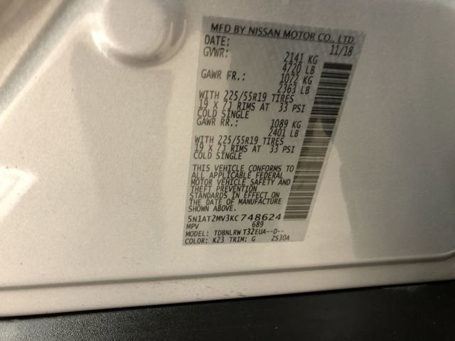 2019 Nissan Rogue SL