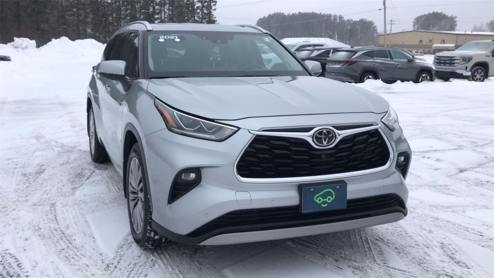 Used 2021 Toyota Highlander Platinum with VIN 5TDFZRBH1MS097798 for sale in Hermantown, Minnesota