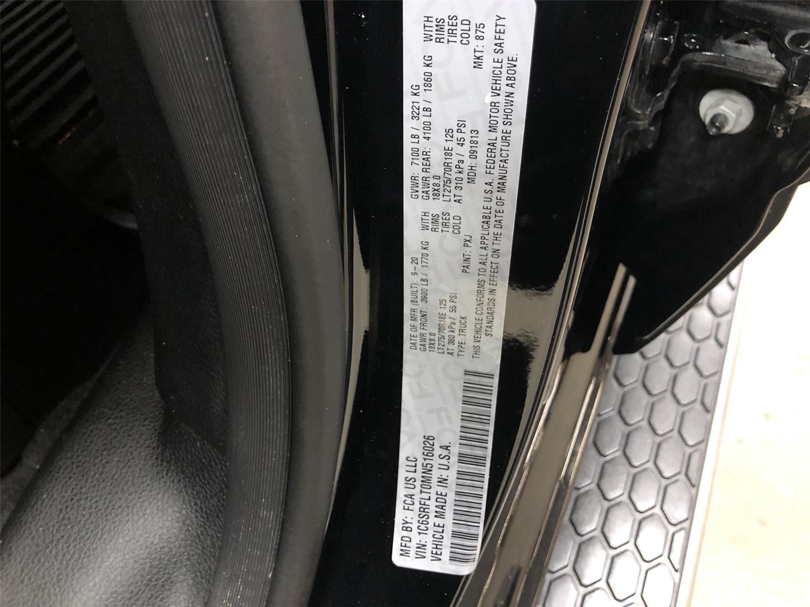 2021 RAM 1500 Rebel Crew Cab 4x4 5'7" Box