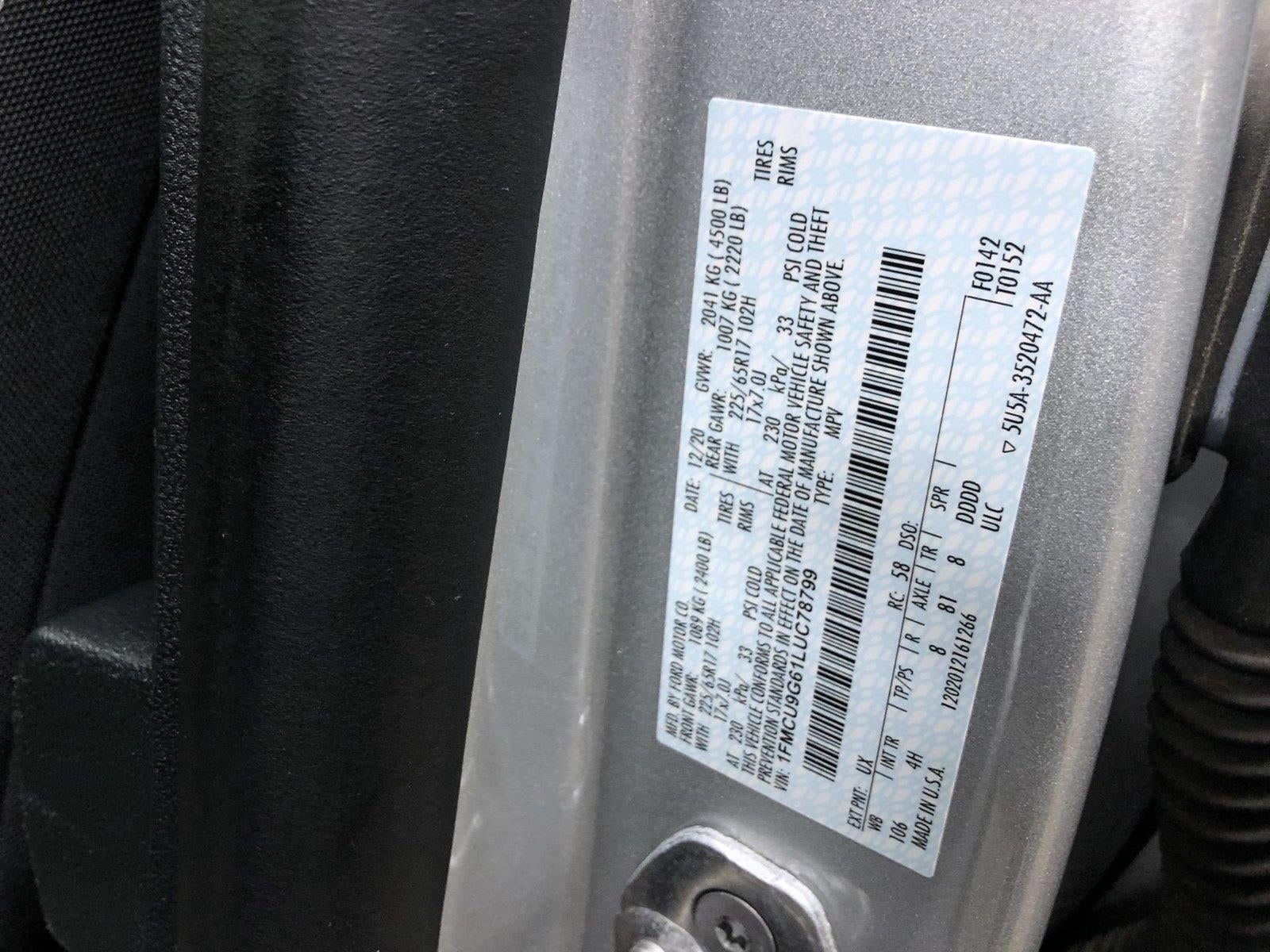 2020 Ford Escape SE