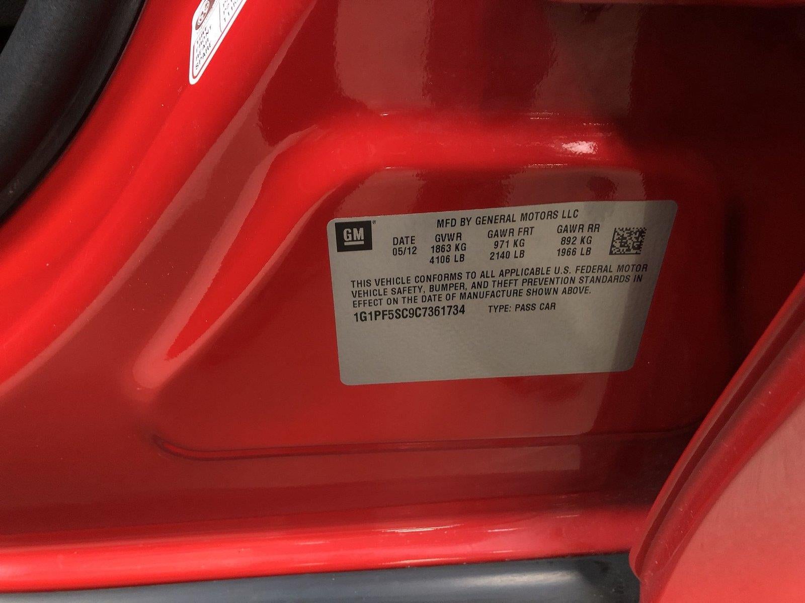2012 Chevrolet Cruze LT w/1LT