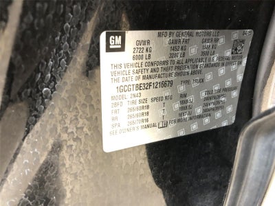 2015 Chevrolet Colorado 4WD LT