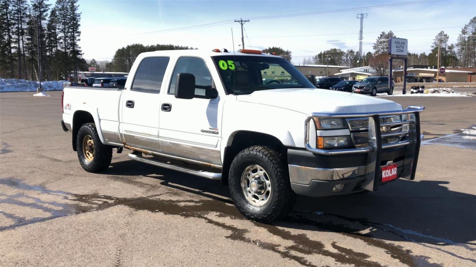 Used 2005 Chevrolet Silverado 2500HD LT with VIN 1GCHK23235F833334 for sale in Hermantown, MN