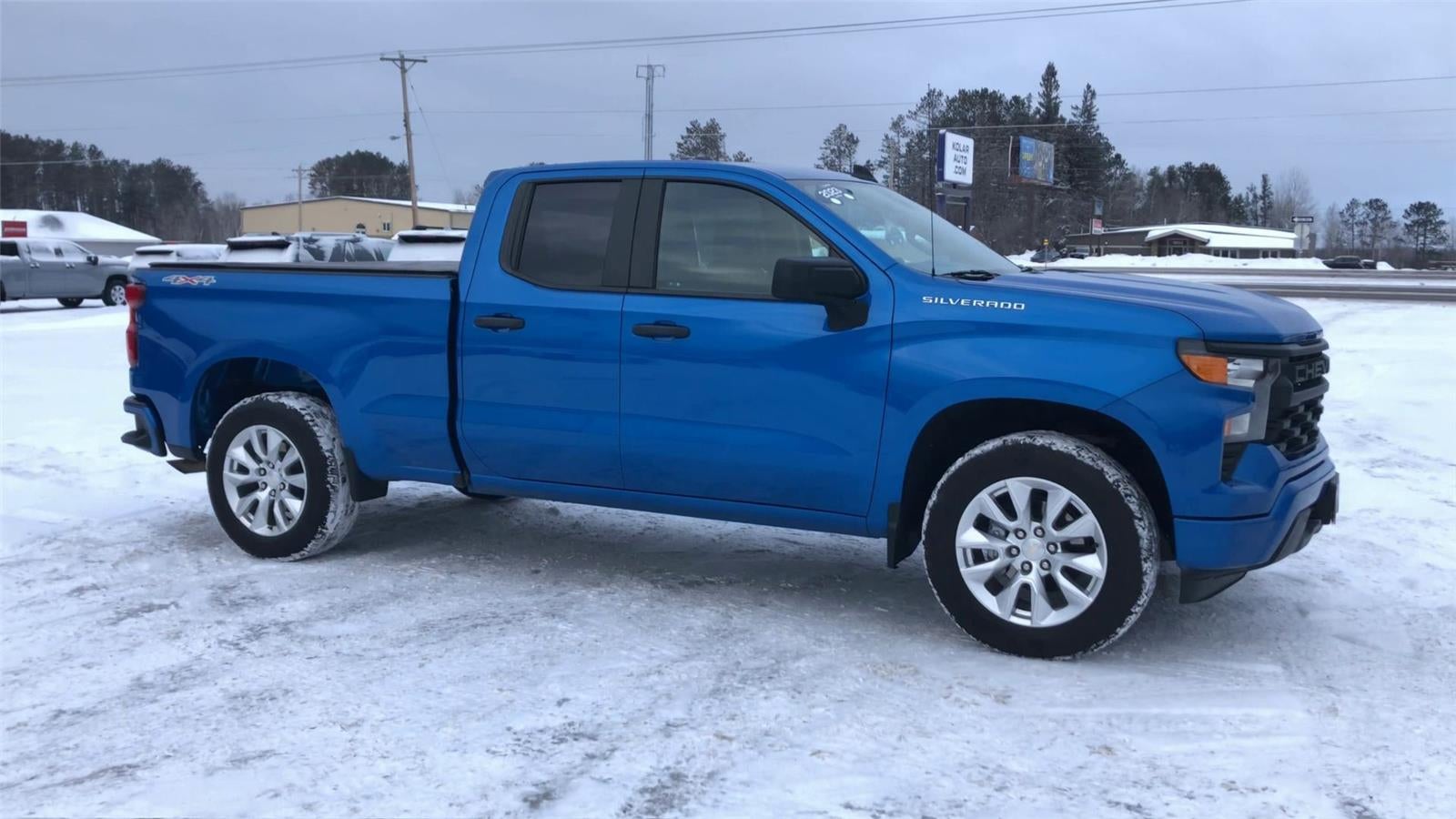 Used 2023 Chevrolet Silverado 1500 Custom with VIN 1GCRDBEK6PZ175604 for sale in Hermantown, Minnesota