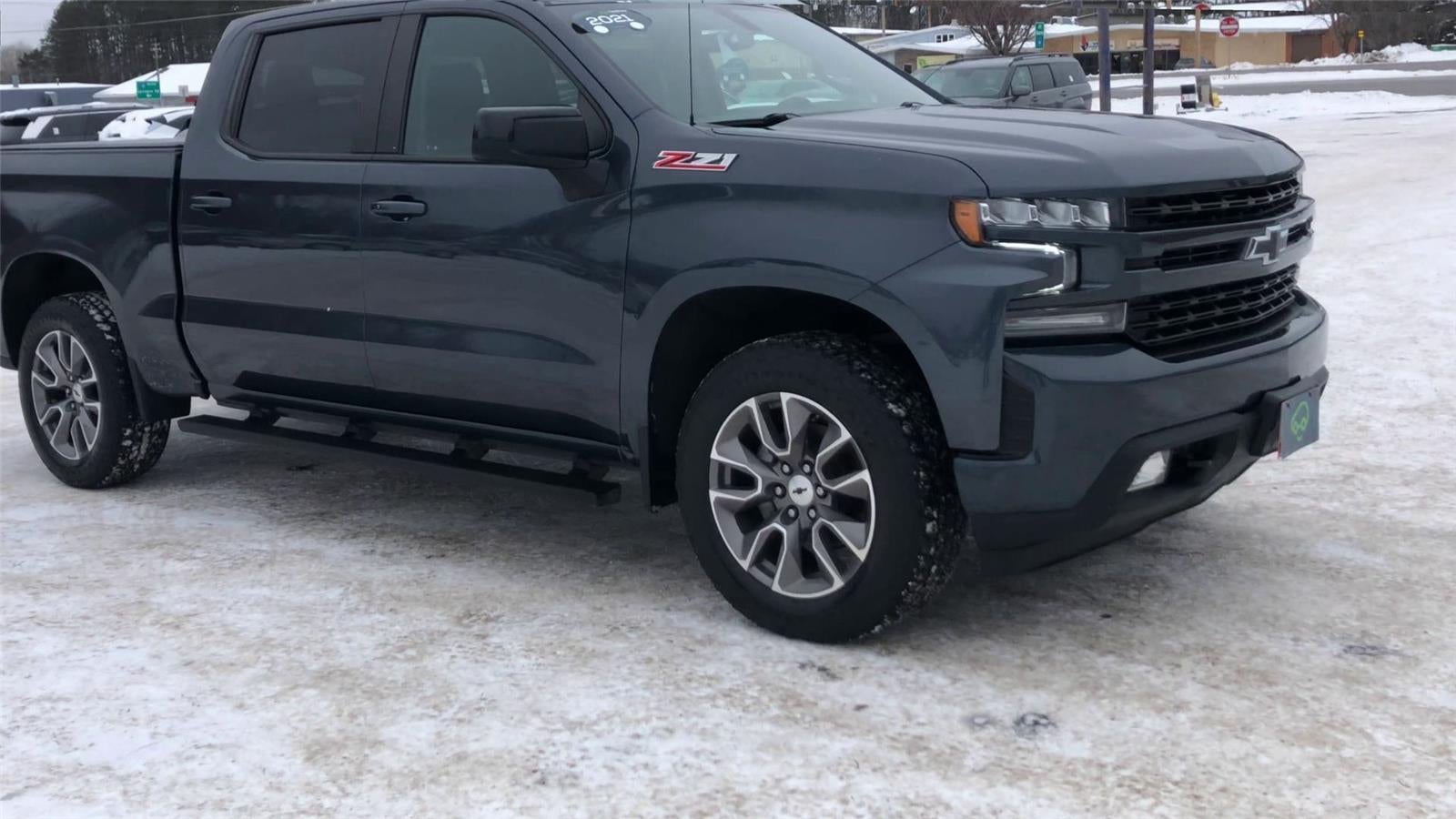 Used 2021 Chevrolet Silverado 1500 RST with VIN 1GCUYEED4MZ167420 for sale in Hermantown, Minnesota