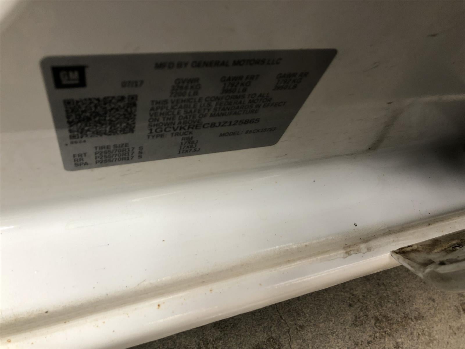 2018 Chevrolet Silverado 1500 LT