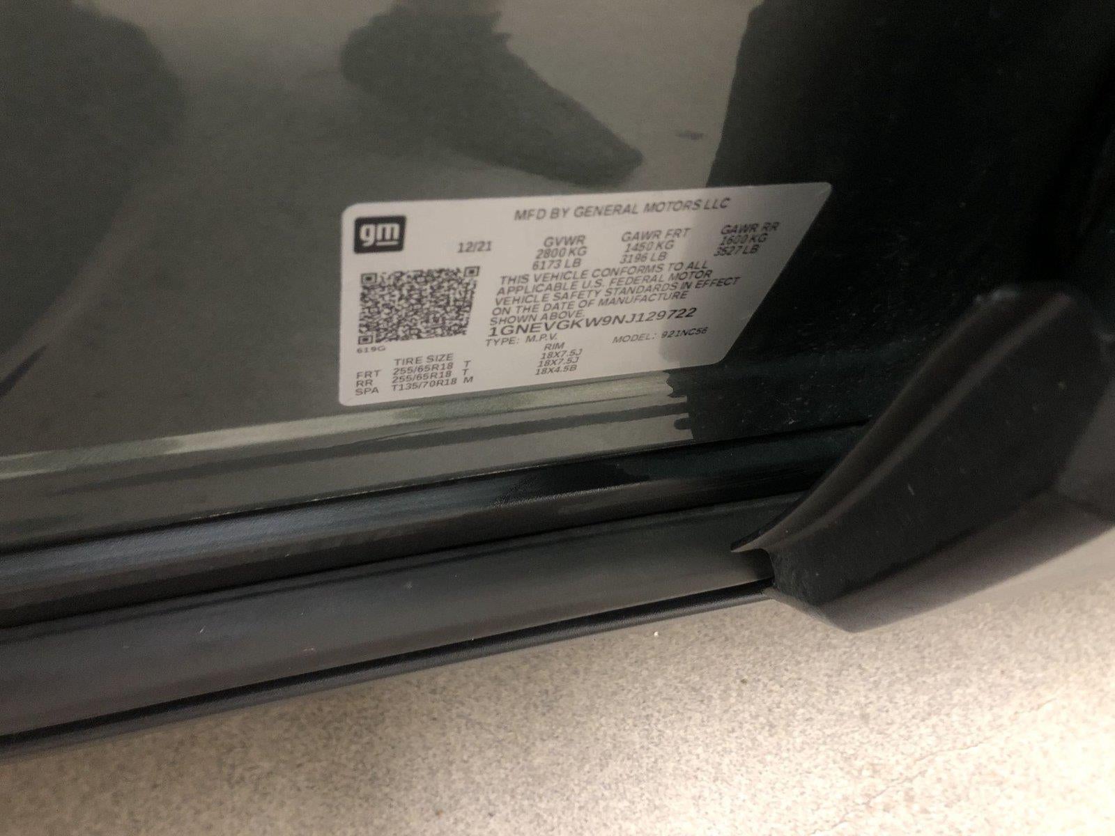 2022 Chevrolet Traverse LT Cloth