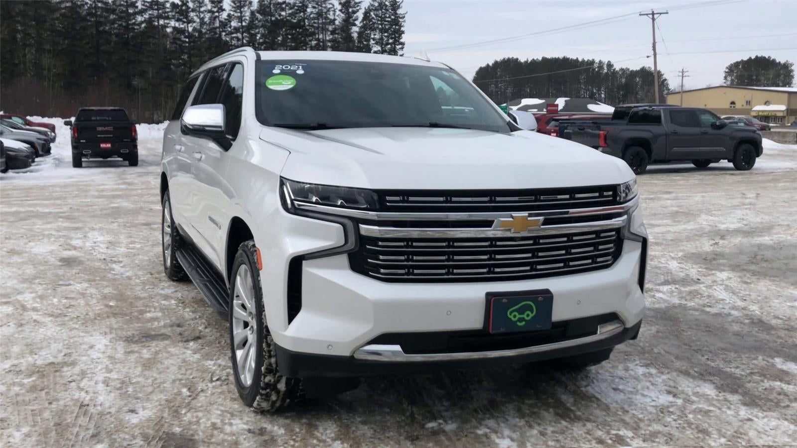 Used 2021 Chevrolet Suburban Premier with VIN 1GNSKFKD9MR137601 for sale in Hermantown, Minnesota