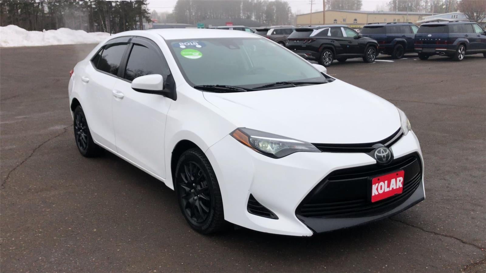 Used 2018 Toyota Corolla L with VIN 2T1BURHE8JC088661 for sale in Hermantown, MN