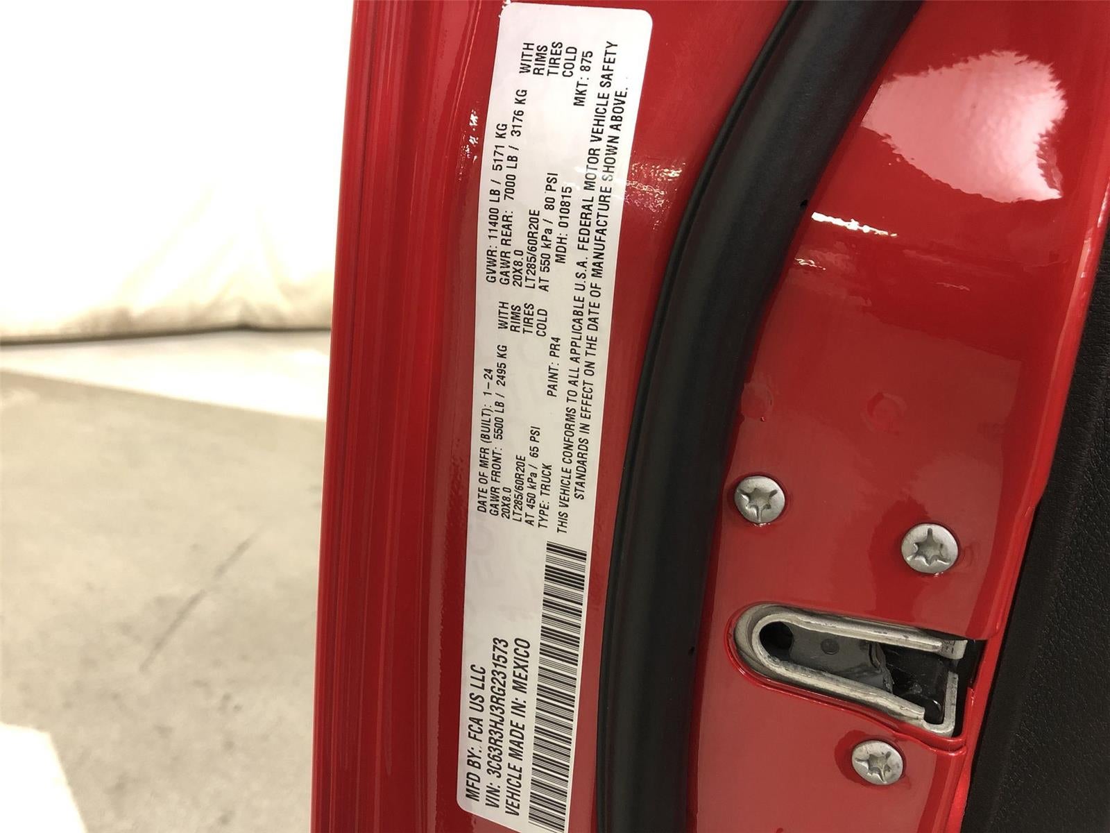 2024 RAM 3500 Big Horn Crew Cab 4x4 8' Box