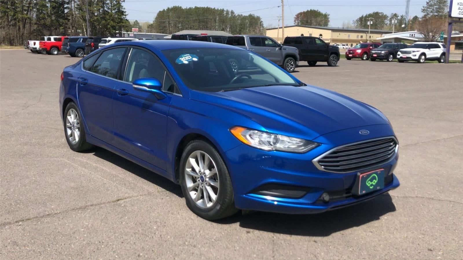 Used 2017 Ford Fusion SE with VIN 3FA6P0HD3HR141496 for sale in Hermantown, Minnesota