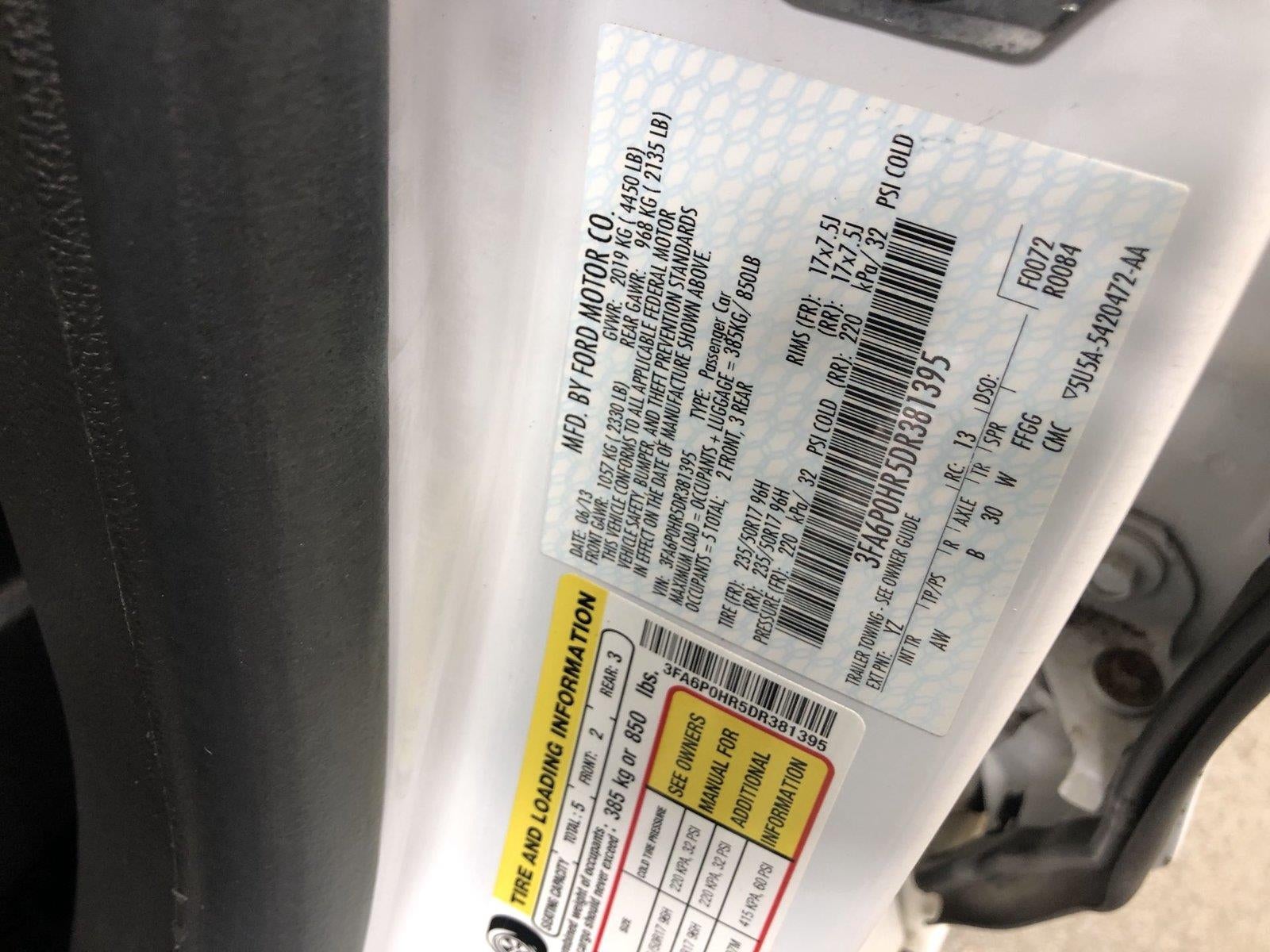 2013 Ford Fusion SE