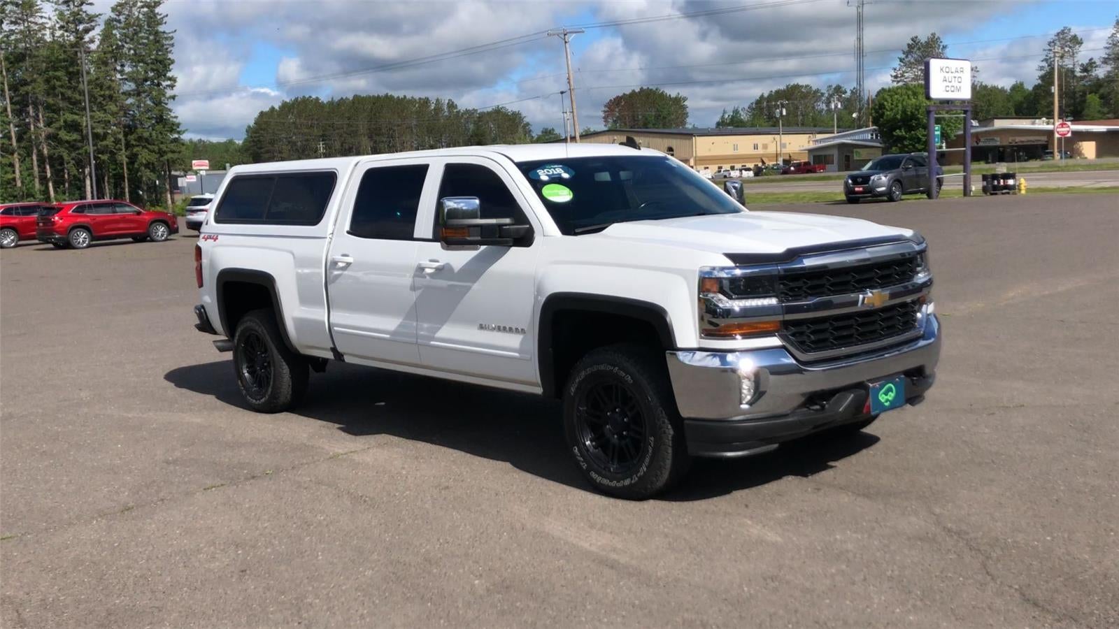 Used 2018 Chevrolet Silverado 1500 LT with VIN 3GCUKREC1JG387836 for sale in Hermantown, Minnesota