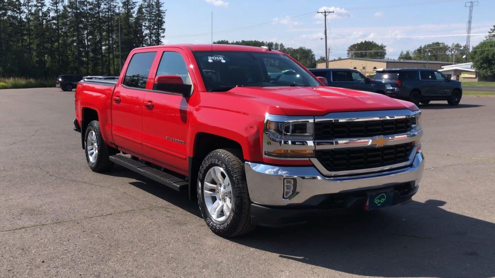 Used 2018 Chevrolet Silverado 1500 LT with VIN 3GCUKREC2JG472653 for sale in Hermantown, Minnesota