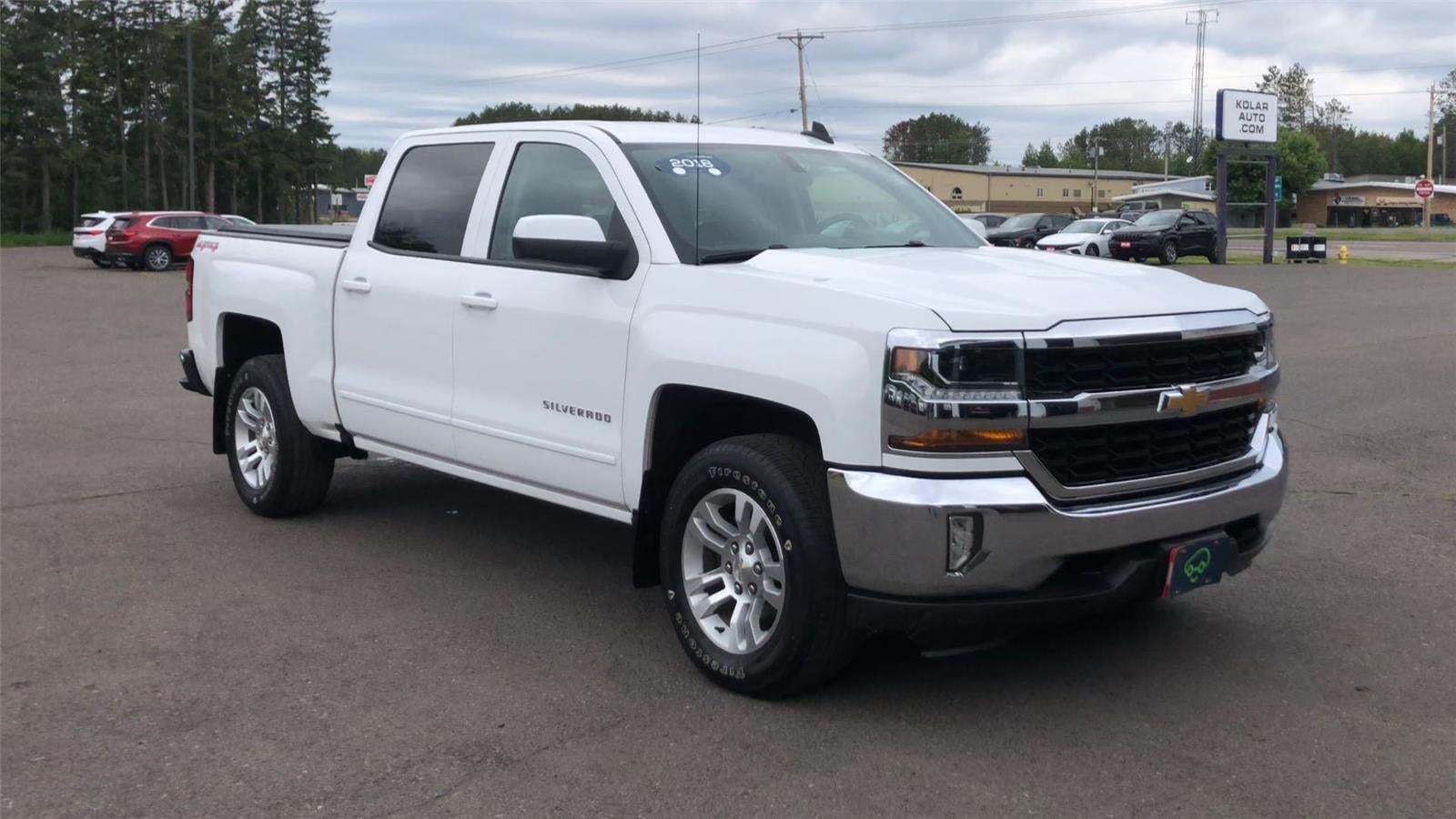 Used 2018 Chevrolet Silverado 1500 LT with VIN 3GCUKREC5JG270292 for sale in Hermantown, Minnesota