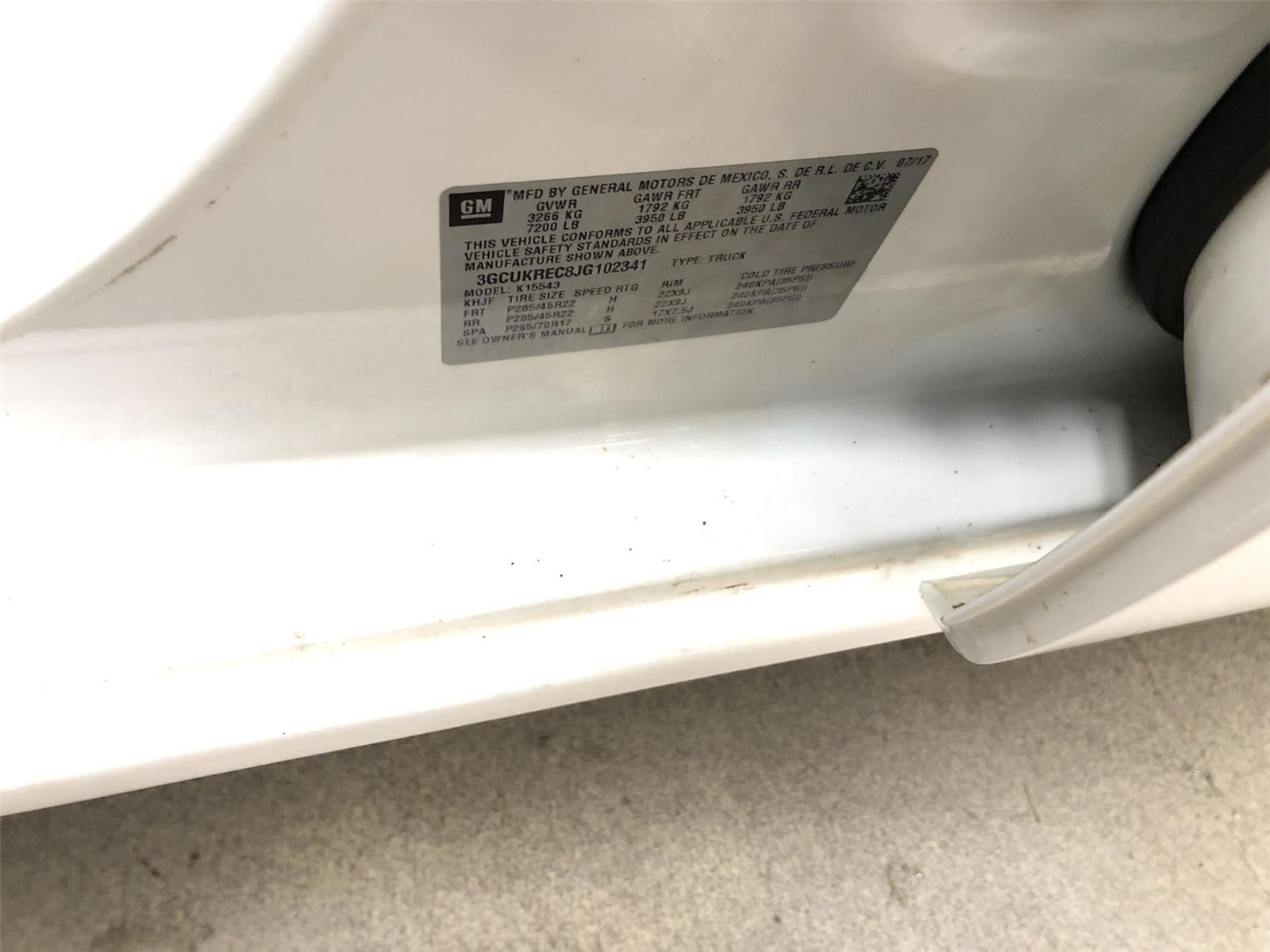 2018 Chevrolet Silverado 1500 LT