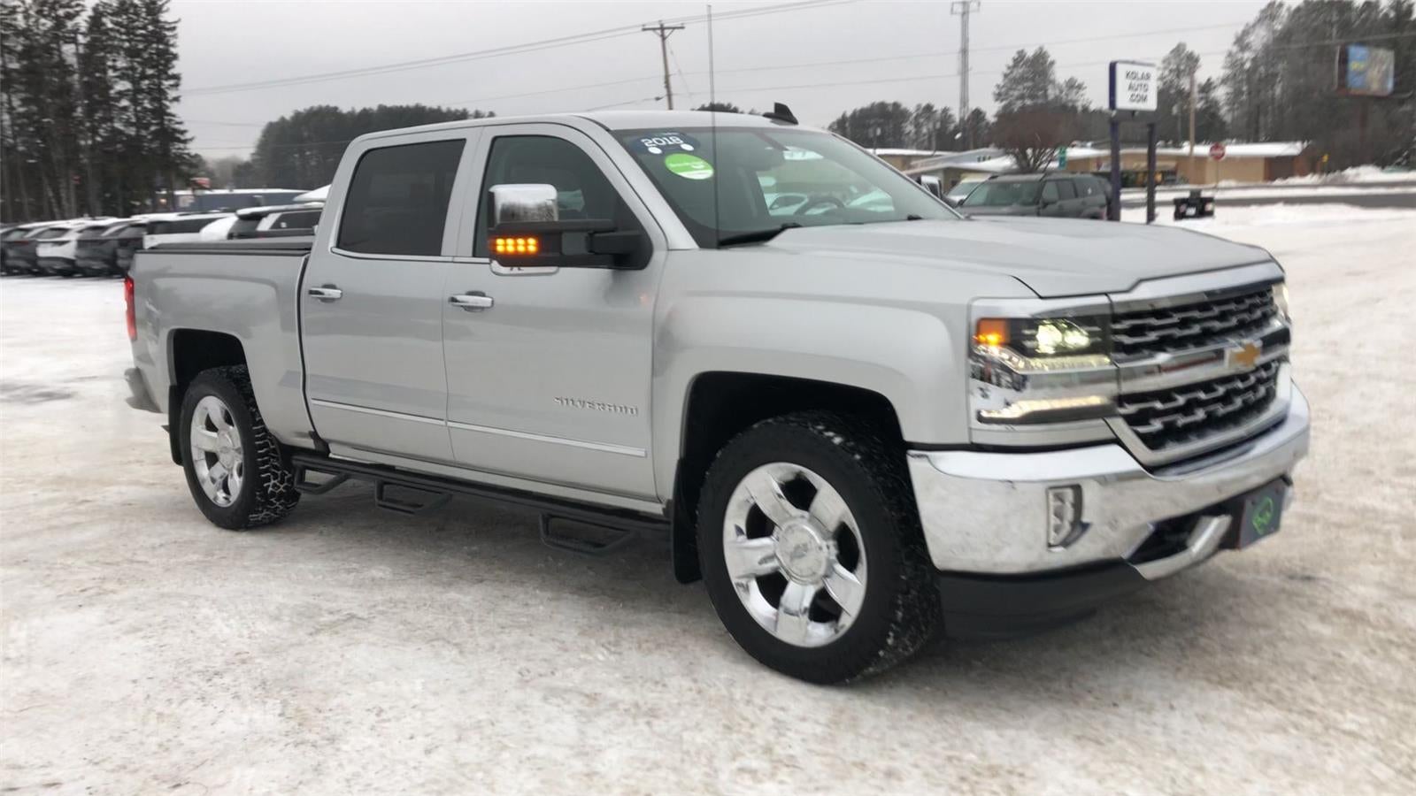 Used 2018 Chevrolet Silverado 1500 LTZ with VIN 3GCUKSEJ0JG383833 for sale in Hermantown, Minnesota