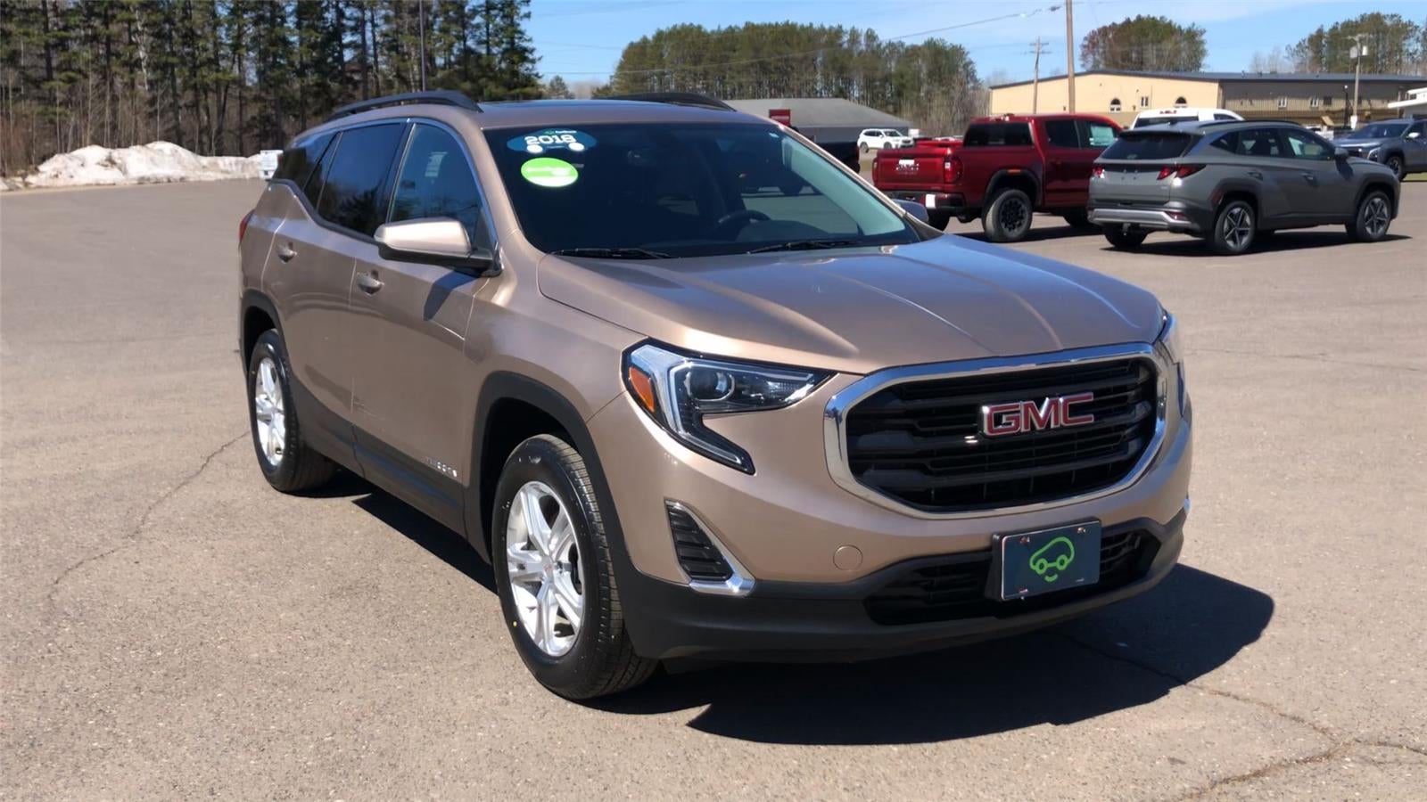 Used 2018 GMC Terrain SLE with VIN 3GKALUEU3JL188102 for sale in Hermantown, Minnesota