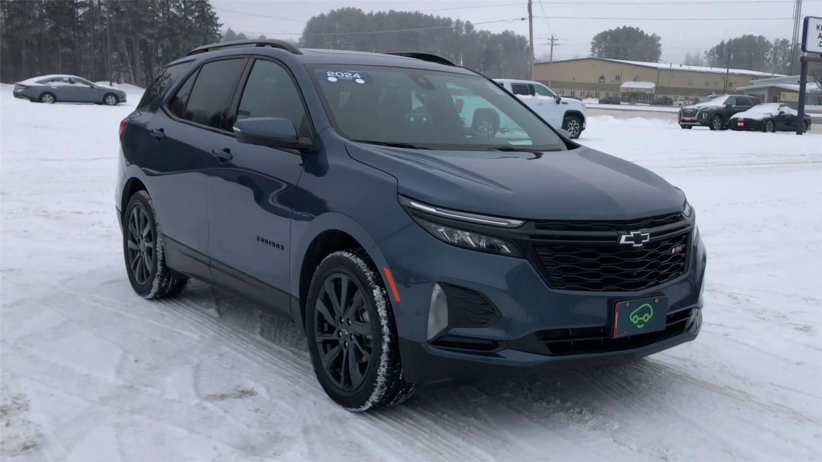 Used 2024 Chevrolet Equinox RS with VIN 3GNAXWEG4RL215218 for sale in Hermantown, Minnesota