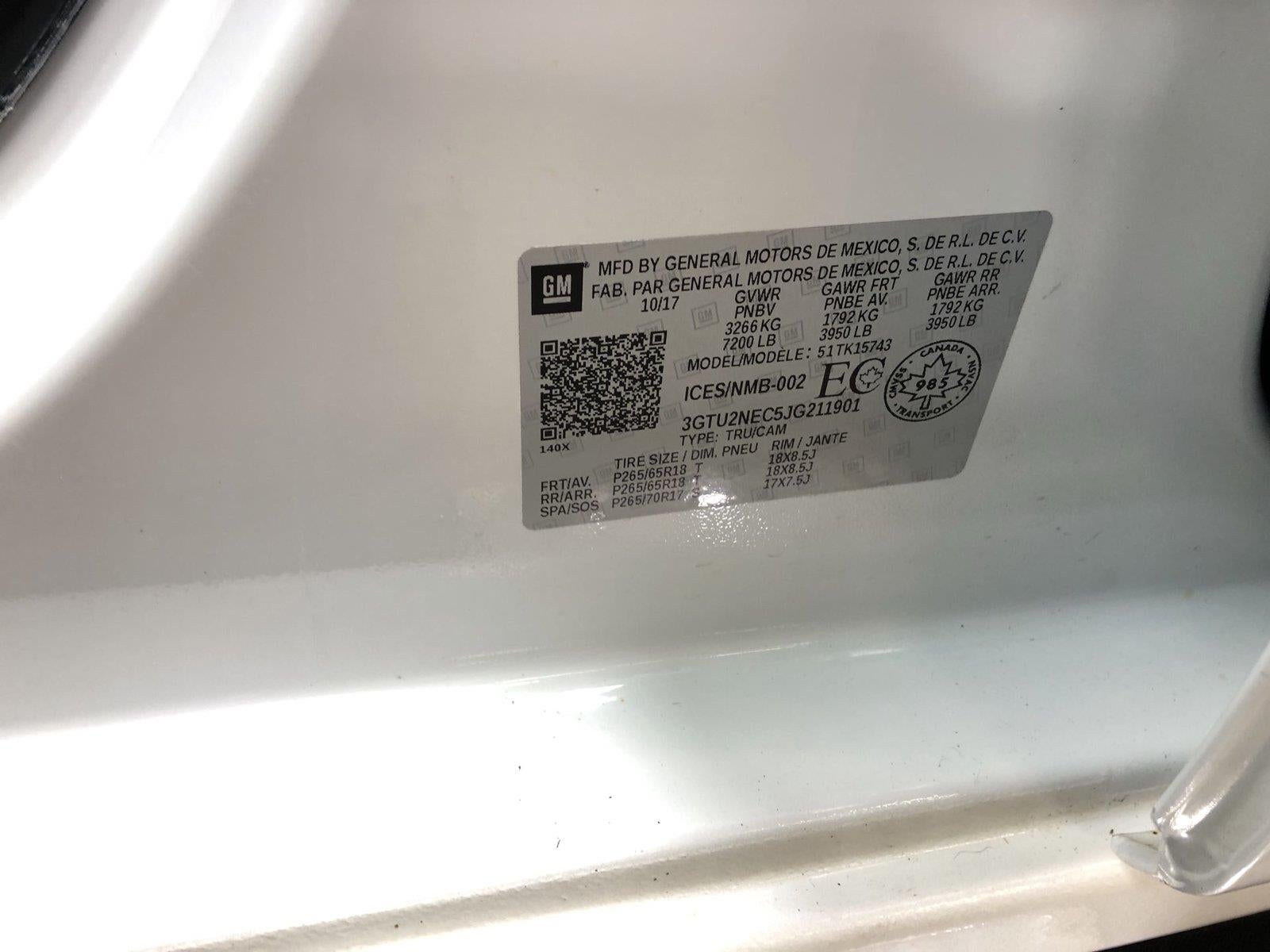 2018 GMC Sierra 1500 SLT