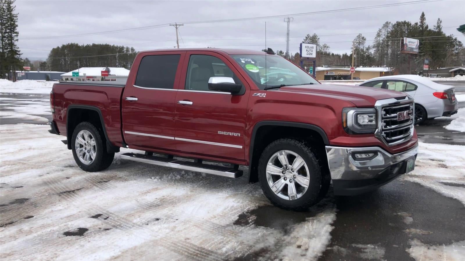 Used 2018 GMC Sierra 1500 SLT with VIN 3GTU2NEJ9JG159297 for sale in Hermantown, Minnesota