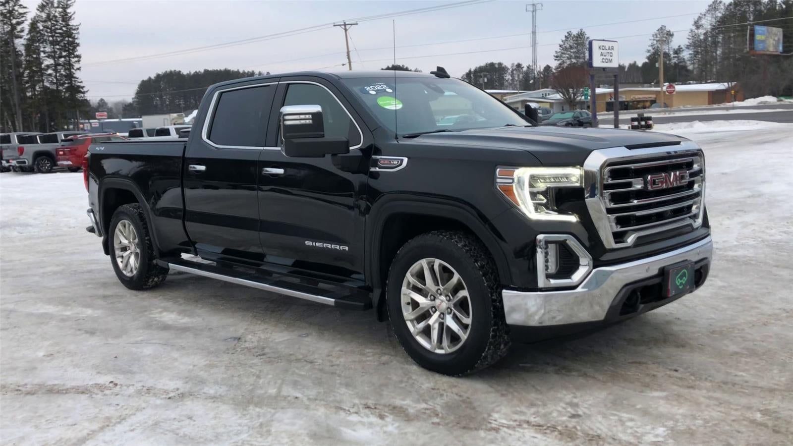 Used 2022 GMC Sierra 1500 Limited SLT with VIN 3GTU9DELXNG112972 for sale in Hermantown, Minnesota