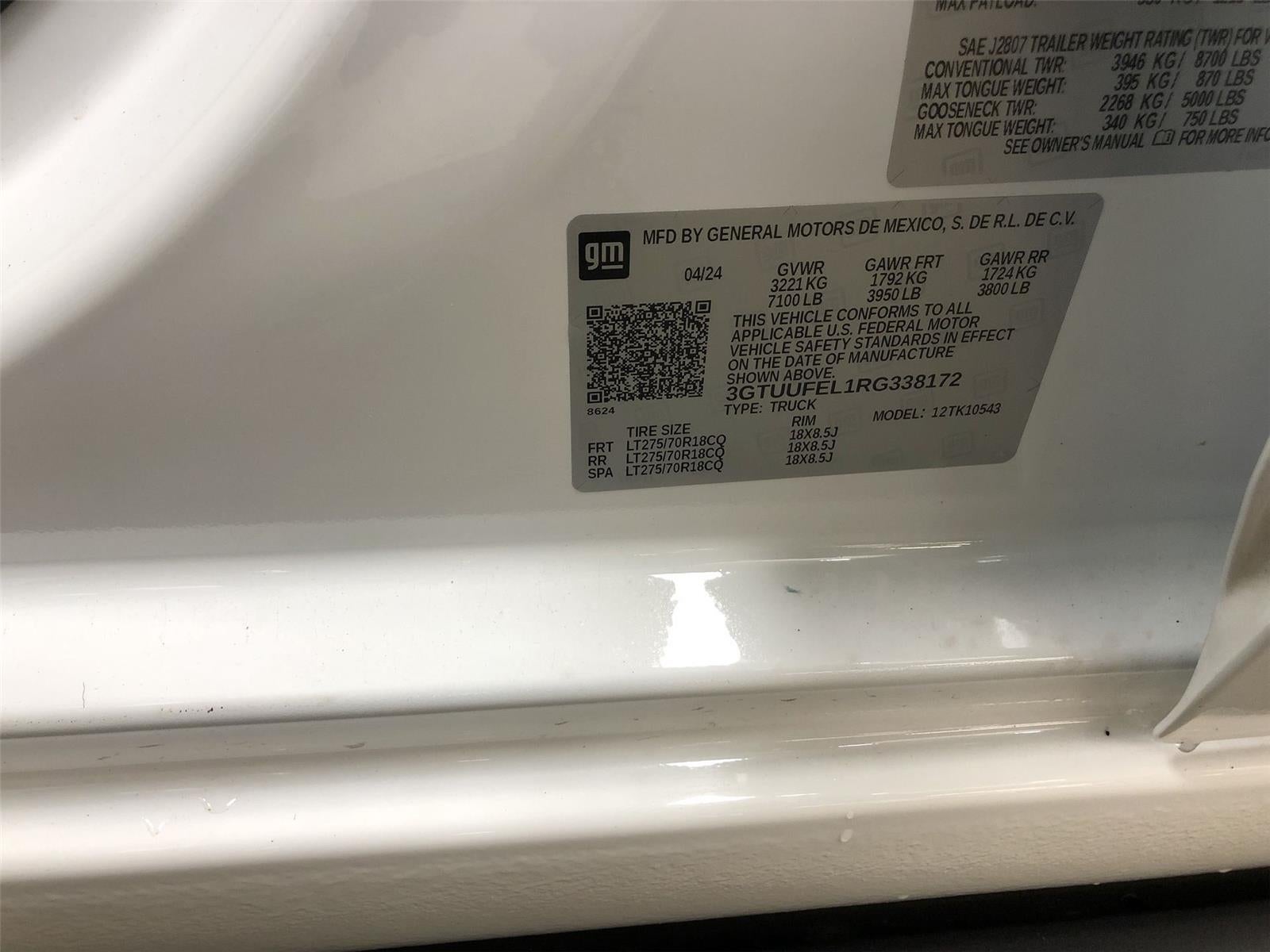 2024 GMC Sierra 1500 AT4X