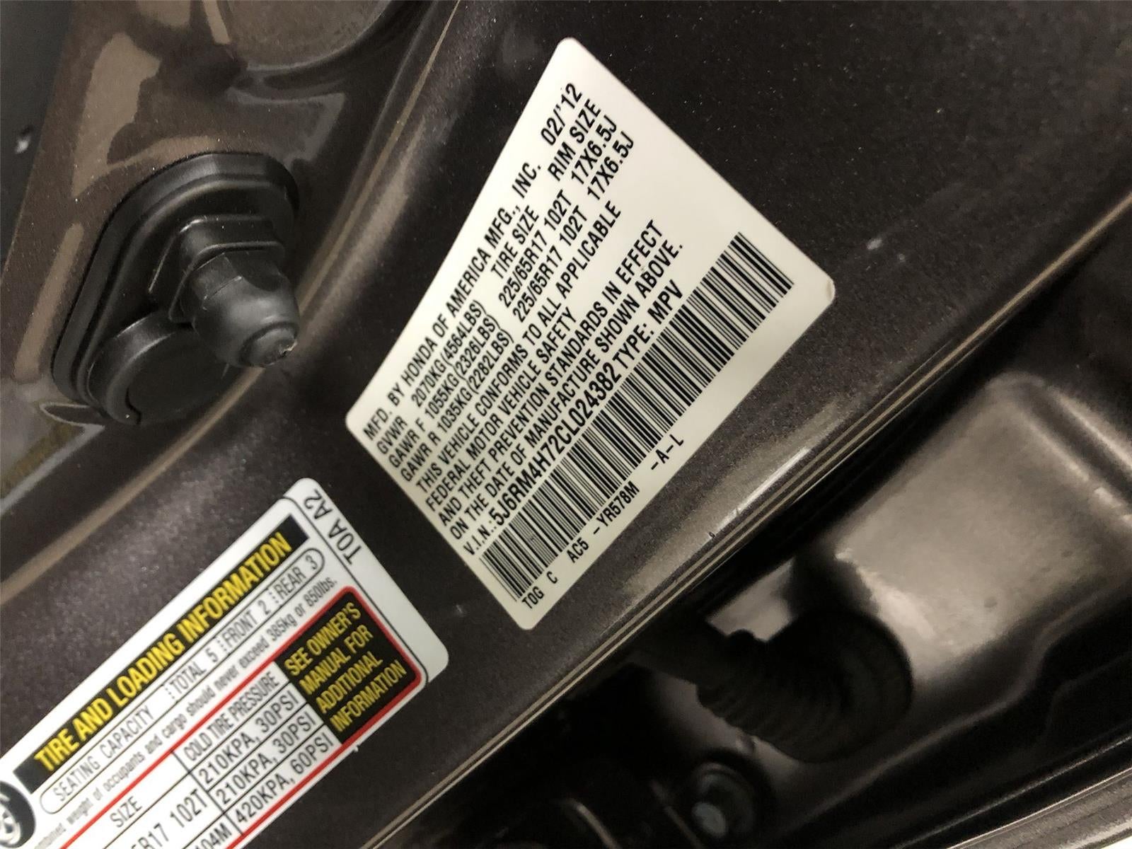 2012 Honda CR-V EX-L