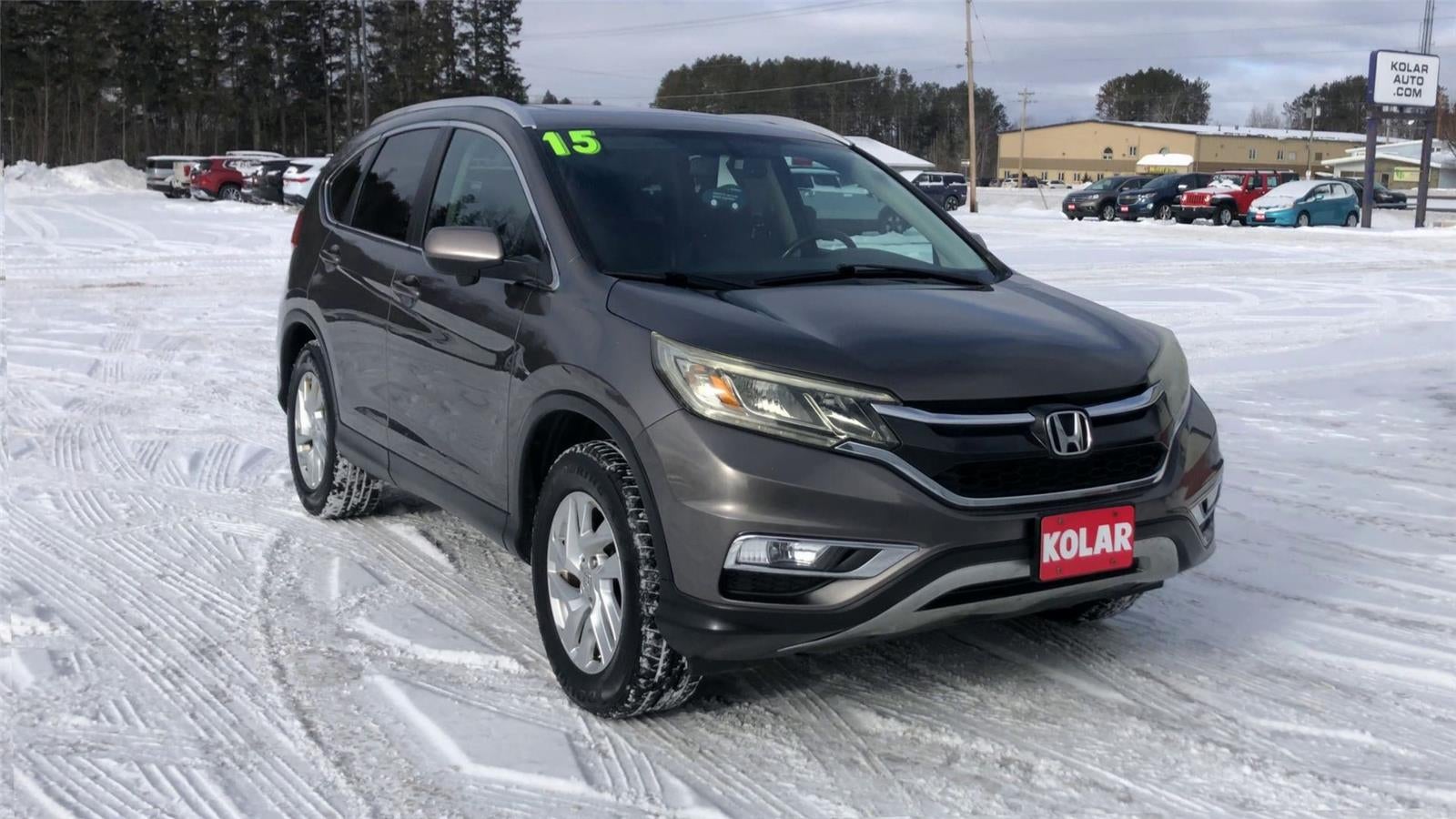 Used 2015 Honda CR-V EX-L with VIN 5J6RM4H73FL039591 for sale in Hermantown, Minnesota