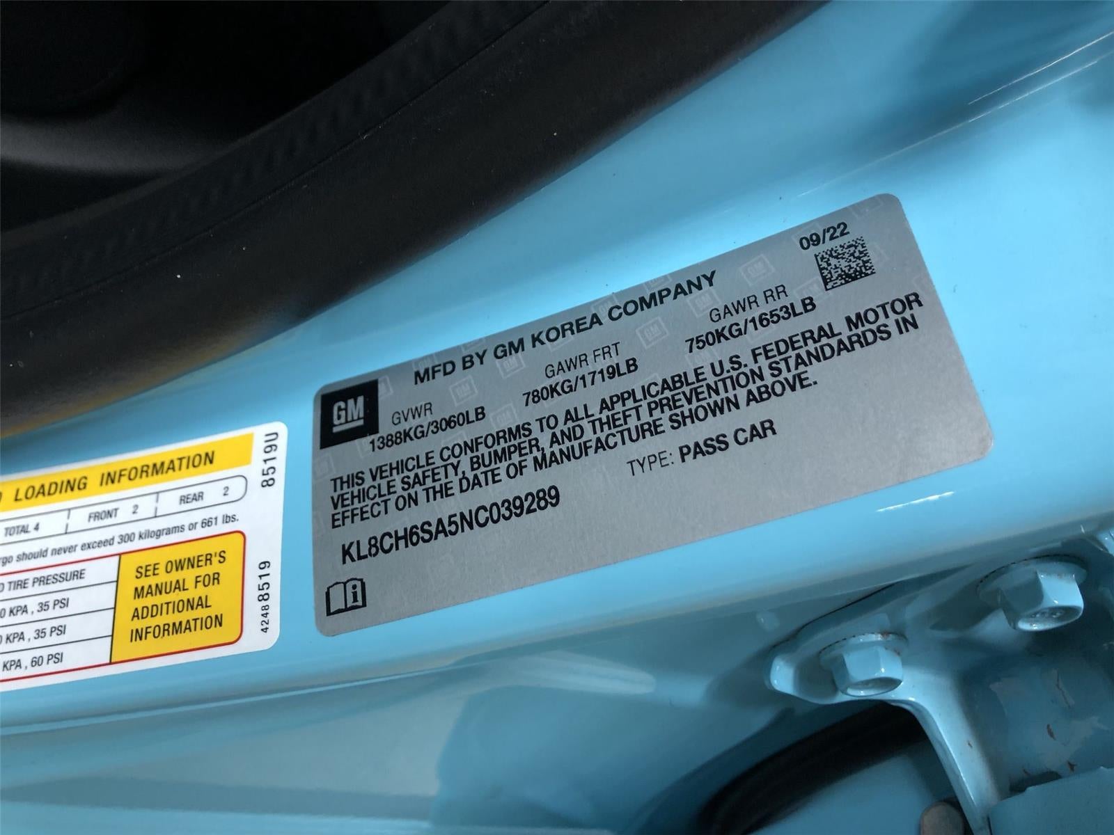 2022 Chevrolet Spark ACTIV Automatic